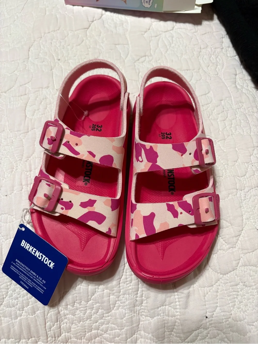 Birkenstock bright pink
